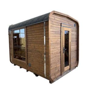 Sauna Cube 3M Relax - drewno termiczne